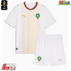 Marruecos Segunda Equipación Niños Mundial 2026 Manga Corta (+ Pantalones cortos)